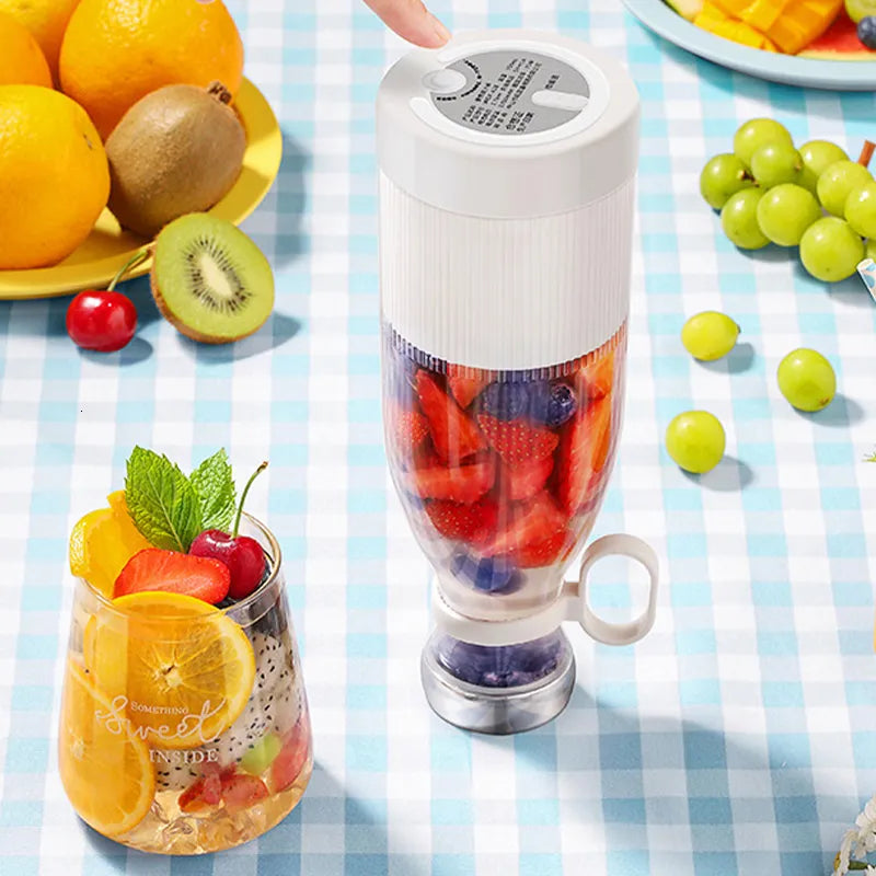 Mini Portable Blender Electric Fruit Juicer Mixer