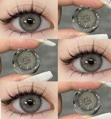 3-tone Lens With Container Solution & Travel Kit , Complete Lens Care Set