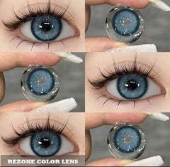 3-tone Lens With Container Solution & Travel Kit , Complete Lens Care Set