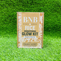 Bnb Whitening Rice Extract Bright & Glow Kit | Best Quality Glow Kit