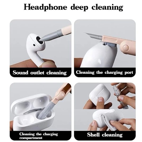 7 in 1 Multifunctional Cleaning Kit, Mobile Phones, Earbuds, Keyboard