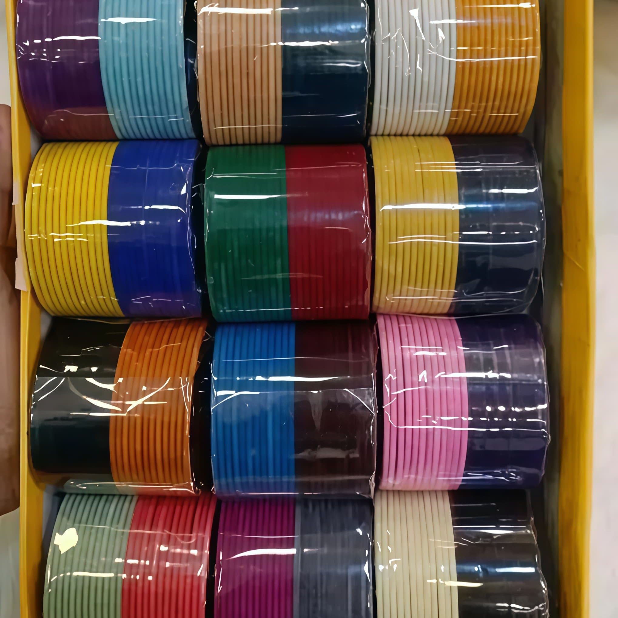 Velvet Glass Bangles, All Sizes & 15 colors Available