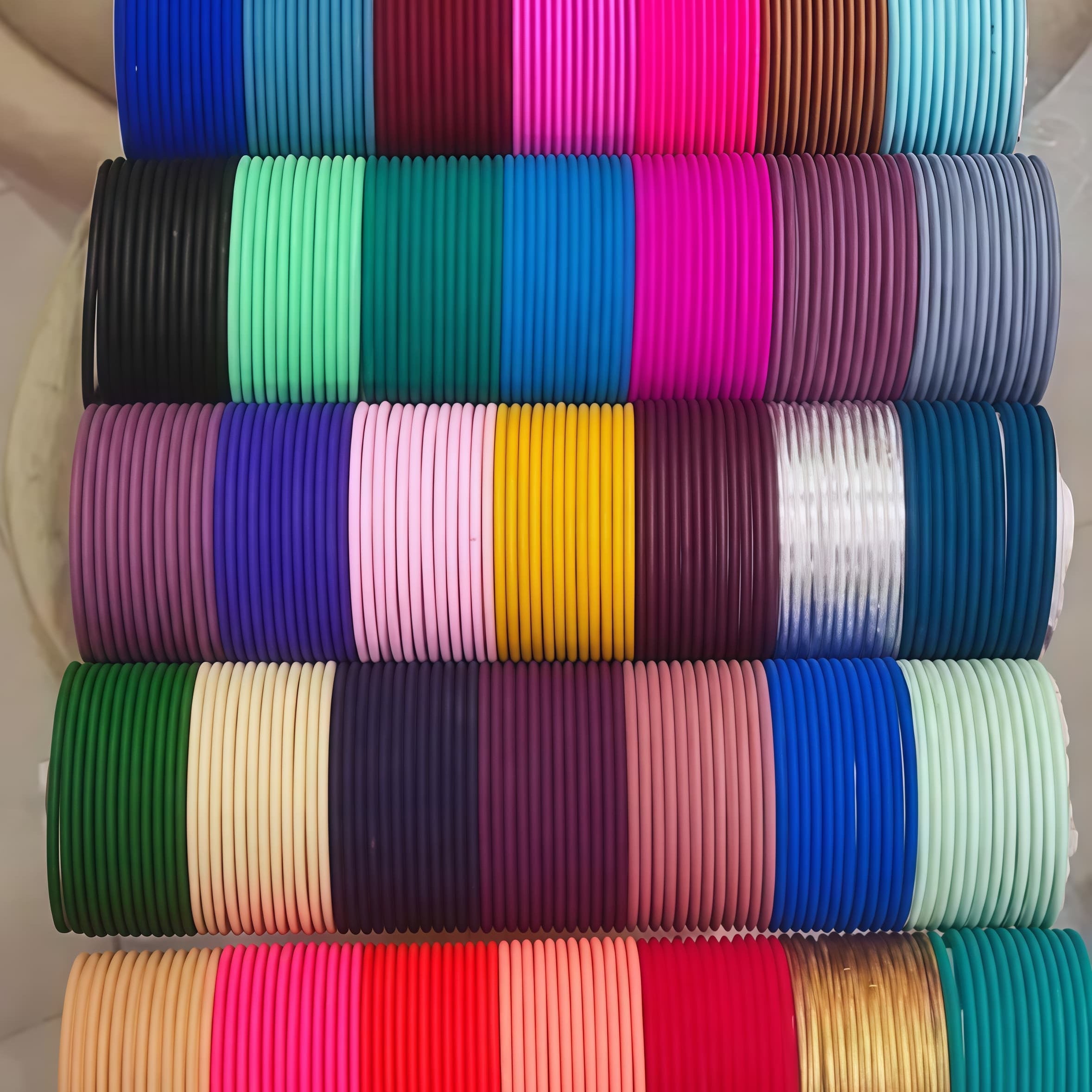 Velvet Glass Bangles, All Sizes & 15 colors Available