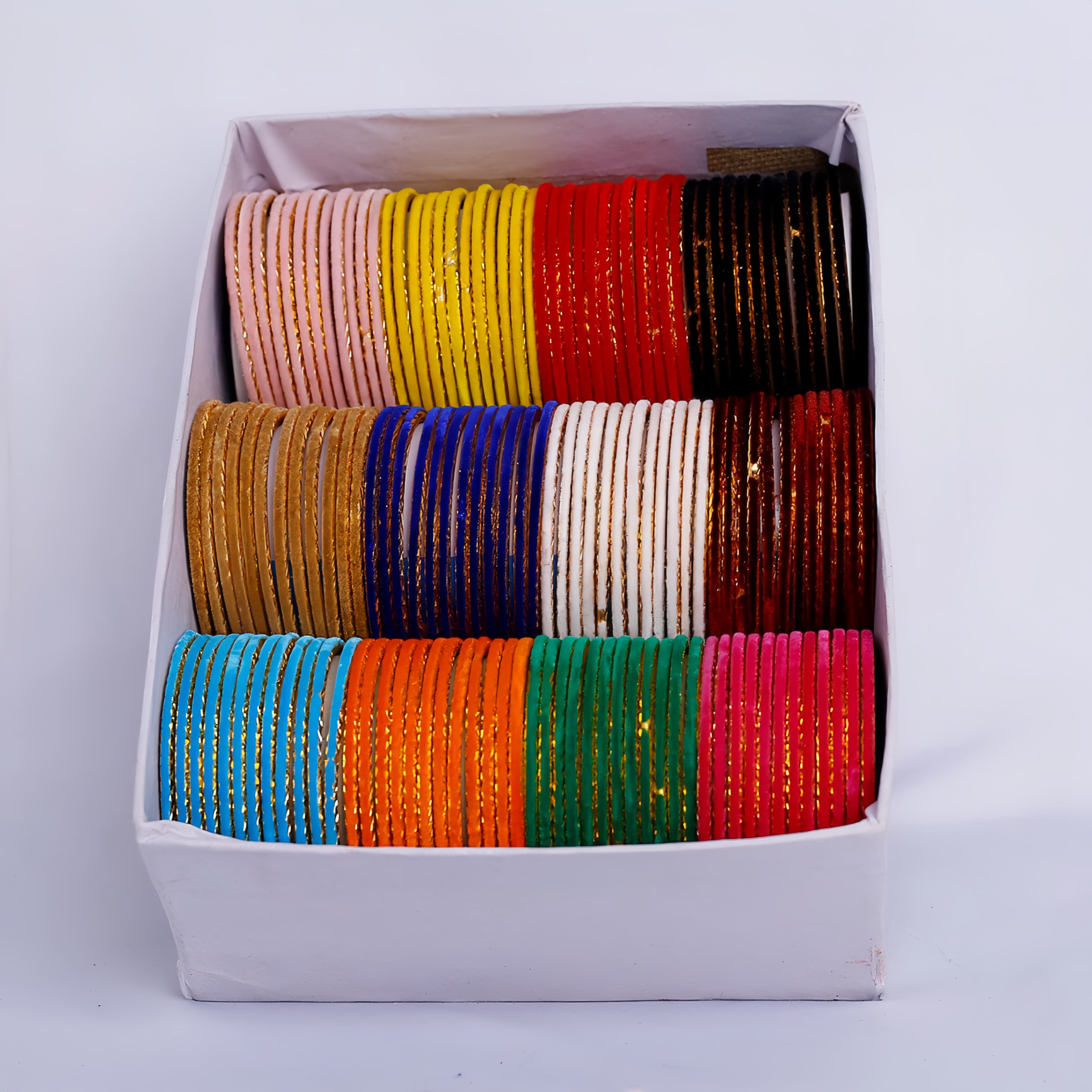 Velvet Glass Bangles, All Sizes & 15 colors Available