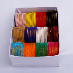 Velvet Glass Bangles, All Sizes & 15 colors Available