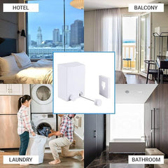 Invisible Clothesline Wire Rope,drying String For Home Balcony Room