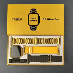 G9 Ultra Pro Smartwatch | Golden Edition | Bluetooth Calling