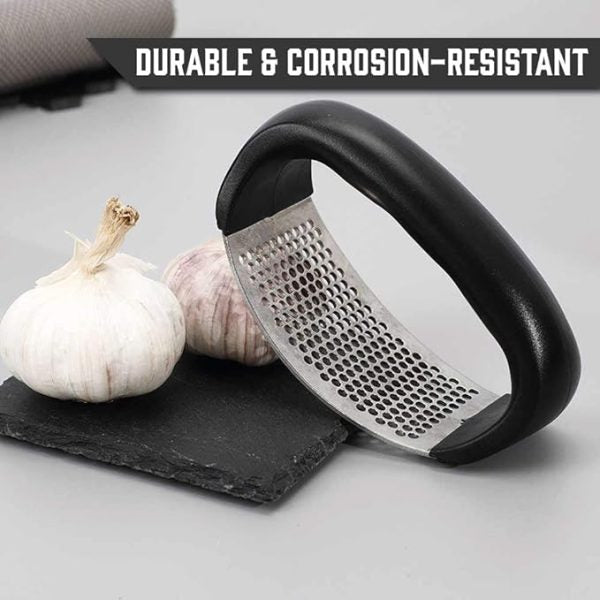 Stainless Steel Garlic Press Rocker, Versatile Garlic Crusher