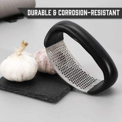 Stainless Steel Garlic Press Rocker, Versatile Garlic Crusher