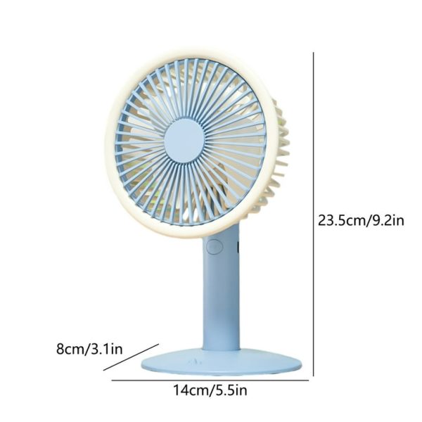Automatic Wireless Usb Fan, 5 Speed Super Strong Wind For Home, Office, Table Fan