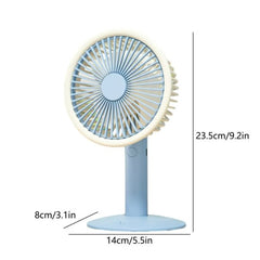 Automatic Wireless Usb Fan, 5 Speed Super Strong Wind For Home, Office, Table Fan