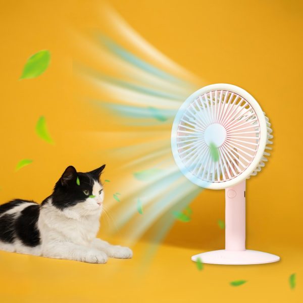 Automatic Wireless Usb Fan, 5 Speed Super Strong Wind For Home, Office, Table Fan